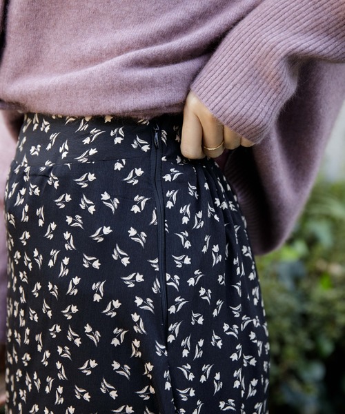 flower（フラワー）の「ムードブルームスカート（スカート・レディース・ブラック/ベージュ・FREE）」の6枚目の写真