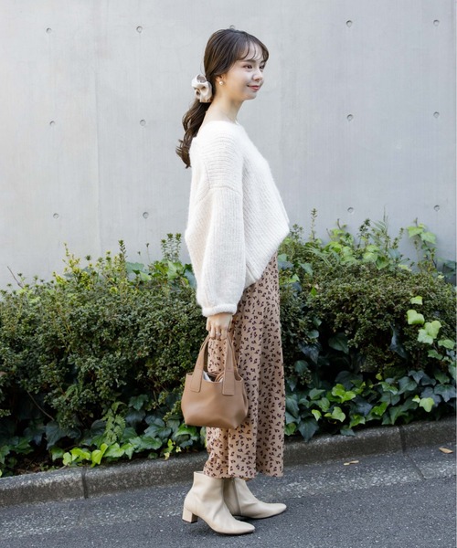 flower（フラワー）の「ムードブルームスカート（スカート・レディース・ブラック/ベージュ・FREE）」の12枚目の写真