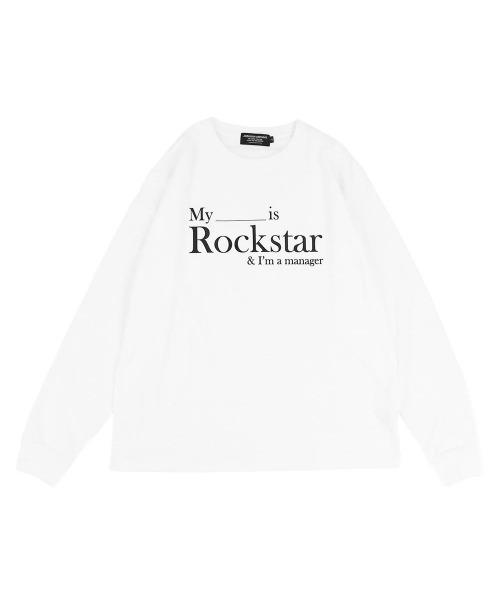 スウェット・トレーナー [ JOEGUSH ] Smile Rockstar L/S (White) JOEGUSH ] Smile Rockstar L/S (White) (JOEGUSH/スウェット