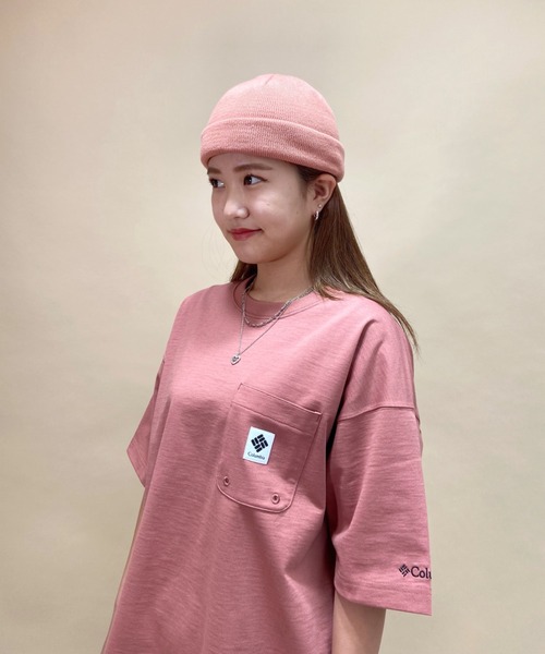 Columbia（コロンビア）の「columbia/コロンビア  ビッグシルエット  バックプリントTシャツ   PM1381（Tシャツ/カットソー・メンズ・ホワイト/ベージュ/ブラック/ピンク/ネイビー・S/L/M/XL）」の11枚目の写真