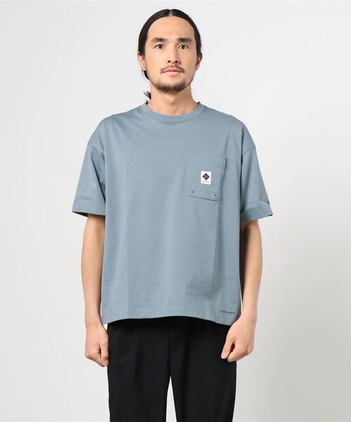 Columbia（コロンビア）の「columbia/コロンビア  ビッグシルエット  バックプリントTシャツ   PM1381（Tシャツ/カットソー・メンズ・ホワイト/ベージュ/ブラック/ピンク/ネイビー・S/L/M/XL）」の15枚目の写真