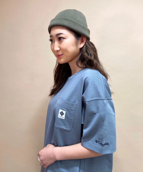 Columbia（コロンビア）の「columbia/コロンビア  ビッグシルエット  バックプリントTシャツ   PM1381（Tシャツ/カットソー・メンズ・ホワイト/ベージュ/ブラック/ピンク/ネイビー・S/L/M/XL）」の19枚目の写真