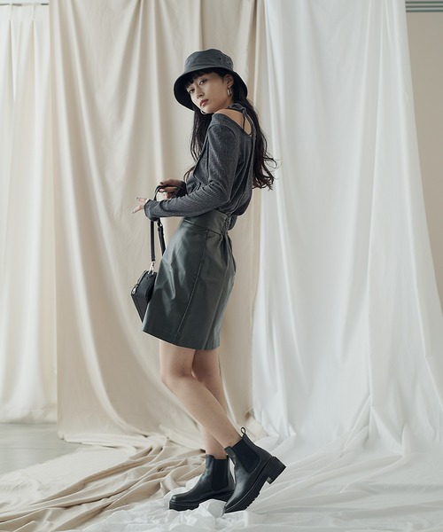 COLONY 2139（コロニートゥーワンスリーナイン）の「チェルシーショートブーツ/サイドゴアブーツ2（ブーツ・レディース・ブラック・23cm/24cm/25cm）」の18枚目の写真