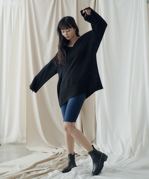 COLONY 2139（コロニートゥーワンスリーナイン）の「チェルシーショートブーツ/サイドゴアブーツ2（ブーツ・レディース・ブラック・23cm/24cm/25cm）」の19枚目の写真