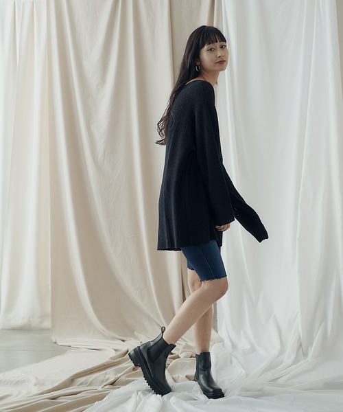 COLONY 2139（コロニートゥーワンスリーナイン）の「チェルシーショートブーツ/サイドゴアブーツ2（ブーツ・レディース・ブラック・23cm/24cm/25cm）」の20枚目の写真