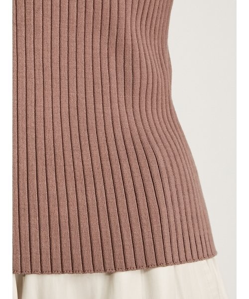 FRAY I.D（フレイアイディー）の「シルクブレンドリブカーデ（ニット