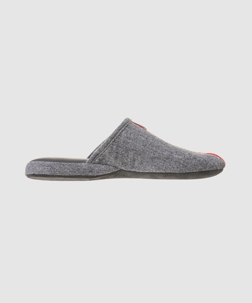 THOM BROWNE（トムブラウン）の「SLIPPER IN WATERPROOF LIGHT WEIGHT ENGINEERED RWB BOILED WOOL（サンダル・メンズ・グレー・8.5/9.5/7.5）」の3枚目の写真