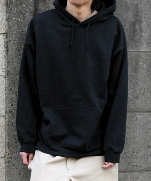 GILDAN（ギルダン）の「【GILDAN】 ギルダン 8.0 oz  ヘビーブレンド プルオーバーフーディー パーカー F1850（パーカー・メンズ・ホワイト/グレー/ブラック/イエロー/オレンジ/サンドベージュ・L/XL/M）」の13枚目の写真