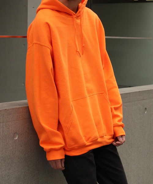 GILDAN（ギルダン）の「【GILDAN】 ギルダン 8.0 oz  ヘビーブレンド プルオーバーフーディー パーカー F1850（パーカー・メンズ・ホワイト/グレー/ブラック/イエロー/オレンジ/サンドベージュ・L/XL/M）」の22枚目の写真