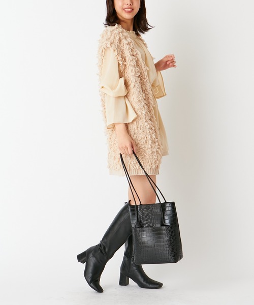 Chico（チコ）の「クロコレザートートバッグ（トートバッグ・レディース・ブラック・FREE）」の3枚目の写真