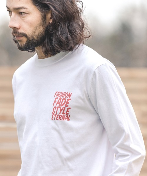 CAMBIO(カンビオ)の「mlt3318-プリントロンT_Fade style(Tシャツ/カットソー・メンズ・エメラルドブルー/アッシュ/ホワイト・L/S/XL/M)」の6枚目の写真