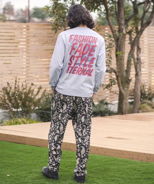 CAMBIO(カンビオ)の「mlt3318-プリントロンT_Fade style(Tシャツ/カットソー・メンズ・エメラルドブルー/アッシュ/ホワイト・L/S/XL/M)」の10枚目の写真