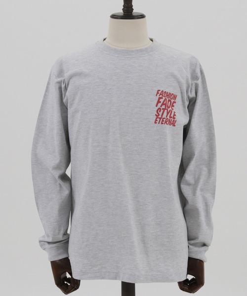 CAMBIO(カンビオ)の「mlt3318-プリントロンT_Fade style(Tシャツ/カットソー・メンズ・エメラルドブルー/アッシュ/ホワイト・L/S/XL/M)」の15枚目の写真