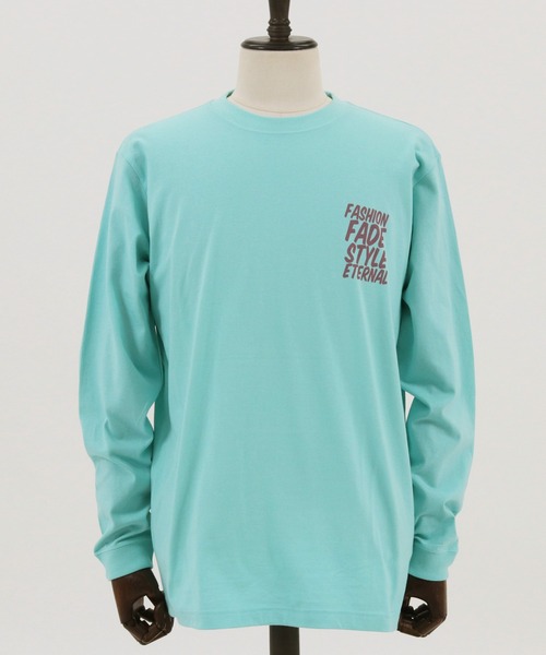 CAMBIO(カンビオ)の「mlt3318-プリントロンT_Fade style(Tシャツ/カットソー・メンズ・エメラルドブルー/アッシュ/ホワイト・L/S/XL/M)」の17枚目の写真