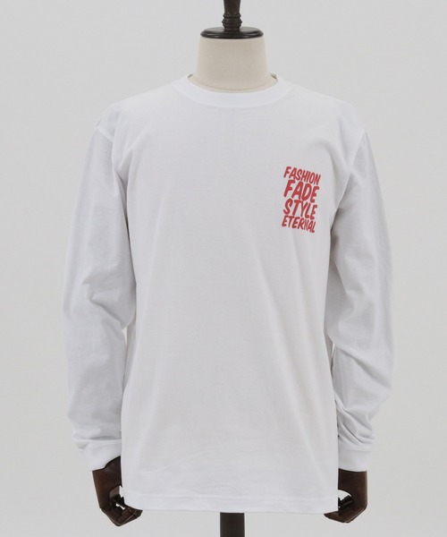 CAMBIO(カンビオ)の「mlt3318-プリントロンT_Fade style(Tシャツ/カットソー・メンズ・エメラルドブルー/アッシュ/ホワイト・L/S/XL/M)」の19枚目の写真