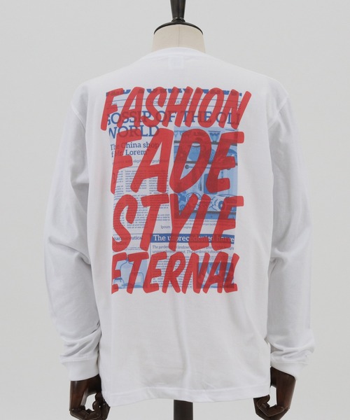 CAMBIO(カンビオ)の「mlt3318-プリントロンT_Fade style(Tシャツ/カットソー・メンズ・エメラルドブルー/アッシュ/ホワイト・L/S/XL/M)」の20枚目の写真