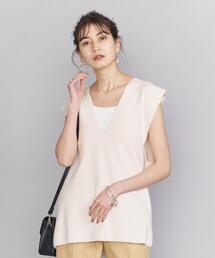 BEAUTY&YOUTH UNITED ARROWS | BY ニードルVネックベスト -ウォッシャブル-(ベスト)
