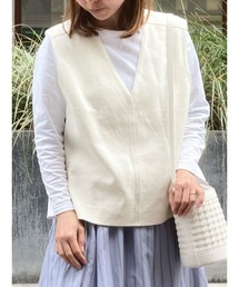 カットベスト×Tシャツセット