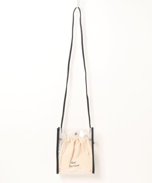 セール クリア巾着付きミニバッグ ショルダーバッグ One Way ワンウェイ のファッション通販 Zozotown