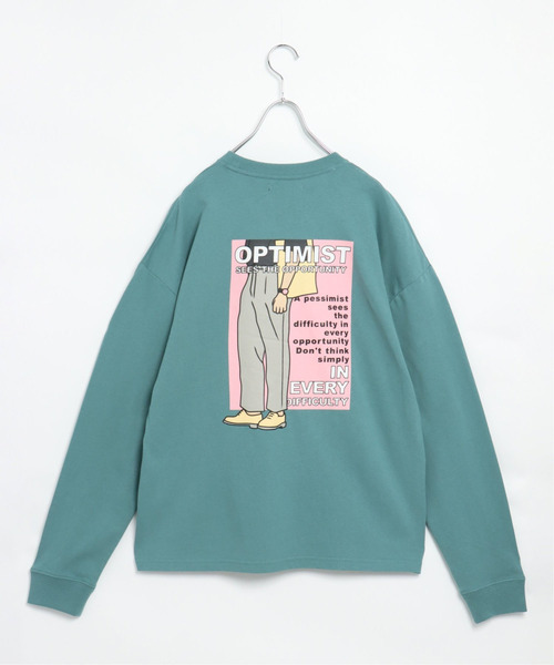 レトロイラストバックプリントロンt Tシャツ カットソー Venceexchange ヴァンスエクスチェンジ のファッション トップス Tシャツ カットソー セール