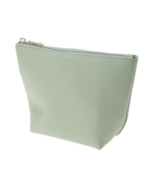 DURAS（デュラス）の「フェイクレザープリーツバッグ（ショルダーバッグ・レディース・ブラック/アイボリー/モスグリーン・FREE）」の13枚目の写真