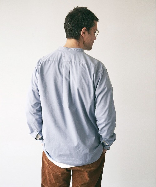 unfilサキソニーフランネルパッドバンドカラーコート unfil | STRATO BLOG