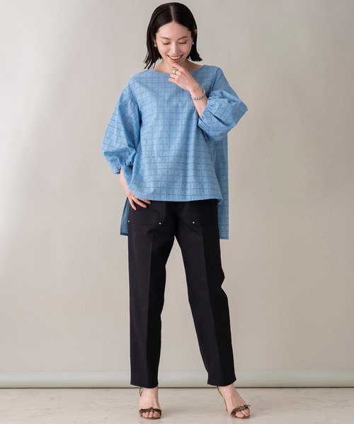 EUCLAID（エウクレイド）の「アイレット刺繍ボリューム袖