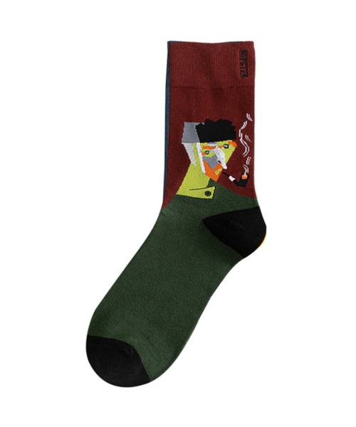 絵絵絵（エエエ）の「レディース 名画イラスト クルーソックス靴下（ソックス/靴下・レディース・A/B/C・FREE）」の10枚目の写真