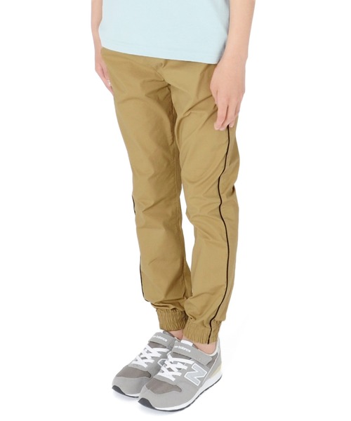 GLAZOS（グラソス）の「[テーパード]タイプライターストレッチ・サイドラインジョガーアンクルパンツ（その他パンツ・キッズ・ネイビー/カーキ/ベージュ・140cm/150cm/160cm/170cm/130cm）」の8枚目の写真
