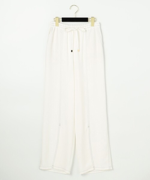 GRACE CLASS（グレースクラス）の「セミワイドイージーパンツ（その他パンツ・レディース・ホワイト/ブラック/サックスブルー・38/36）」の2枚目の写真