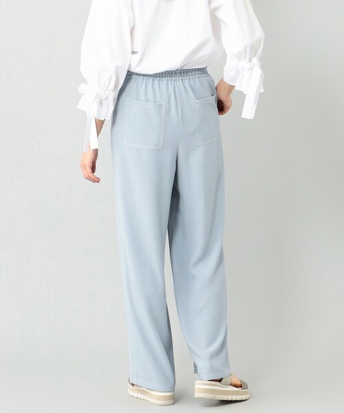 GRACE CLASS（グレースクラス）の「セミワイドイージーパンツ（その他パンツ・レディース・ホワイト/ブラック/サックスブルー・38/36）」の12枚目の写真