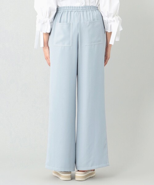 GRACE CLASS（グレースクラス）の「セミワイドイージーパンツ（その他パンツ・レディース・ホワイト/ブラック/サックスブルー・38/36）」の4枚目の写真