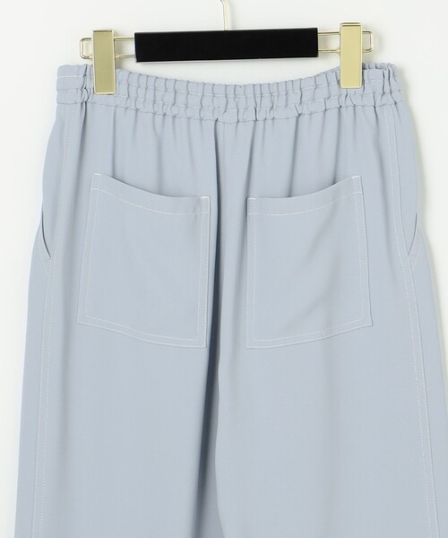 GRACE CLASS（グレースクラス）の「セミワイドイージーパンツ（その他パンツ・レディース・ホワイト/ブラック/サックスブルー・38/36）」の5枚目の写真