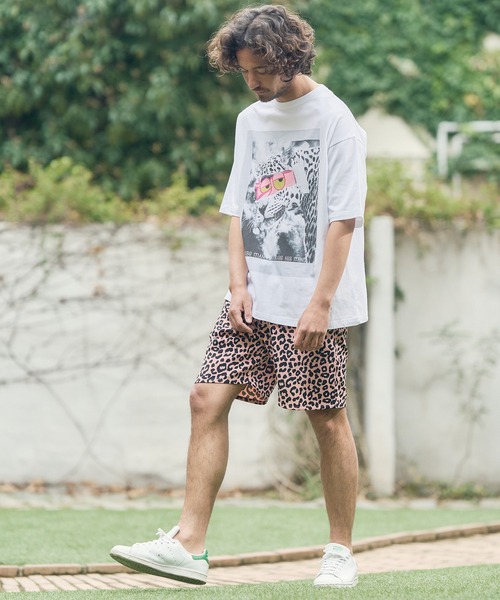 CAMBIO（カンビオ）の「mp8981-ヒョウ柄ショートパンツ（その他パンツ