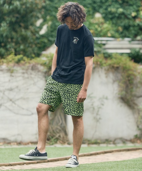 CAMBIO（カンビオ）の「mp8981-ヒョウ柄ショートパンツ（その他パンツ