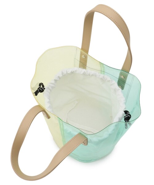 adabat（アダバット）の「◆配色ポーチ（トートバッグ・レディース・黄緑系/グレー系・00）」の3枚目の写真