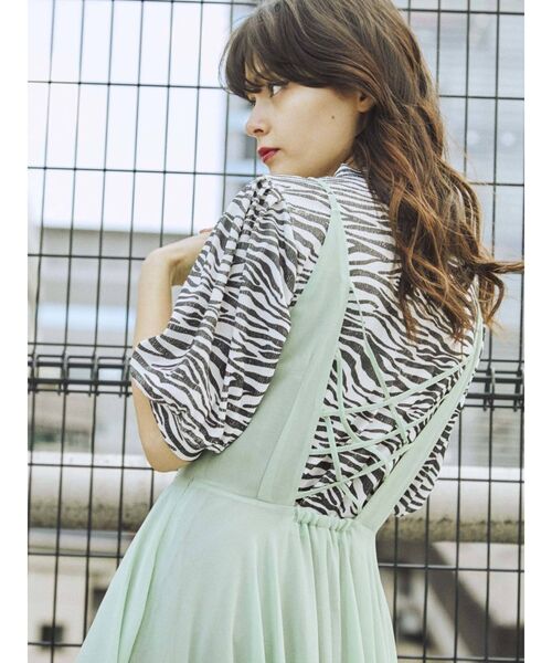 jouetie（ジュエティ）の「クロスレイヤードワンピース（ワンピース・レディース・ブラック/ブルー/グリーン・MEDIUM）」の19枚目の写真