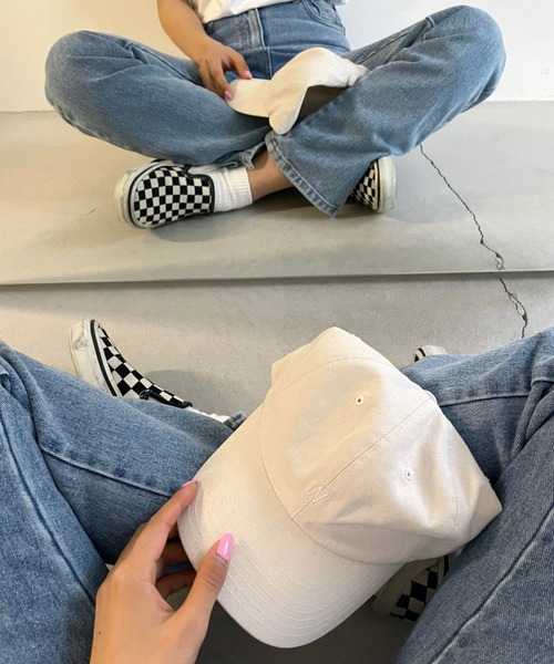 CANAL JEAN（キャナルジーン）の「Lakey Park　S CAP（キャップ・レディース・ブラック/ベージュ/ネイビー/ネイビー系1/グリーン・ONE SIZE）」の3枚目の写真