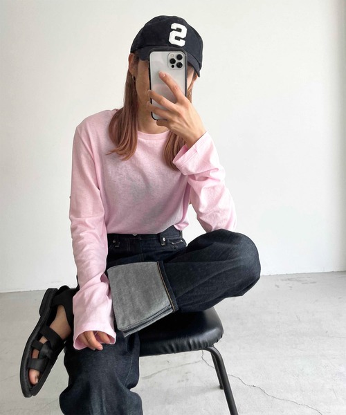 CANAL JEAN（キャナルジーン）の「Lakey Park　S CAP（キャップ・レディース・ブラック/ベージュ/ネイビー/ネイビー系1/グリーン・ONE SIZE）」の18枚目の写真