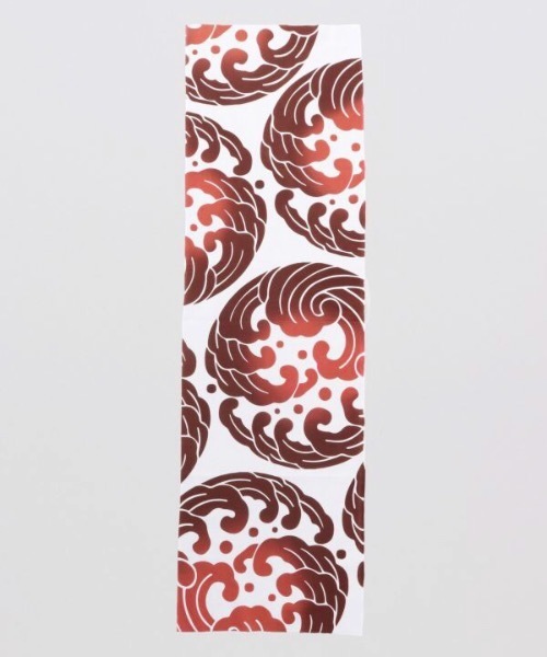 カヤ（カヤ）の「【カヤ】注染長尺手ぬぐい 浪紋（ハンカチ/ハンドタオル・メンズ・レッド/ブルー・FREE）」の4枚目の写真