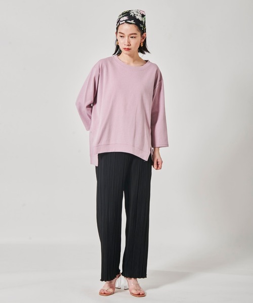 Lilipetit(リリプティ)の「カットプリーツパンツ(その他パンツ・レディース・ライトグレー/ブラック/イエロー/ボルドー・M/L)」の5枚目の写真
