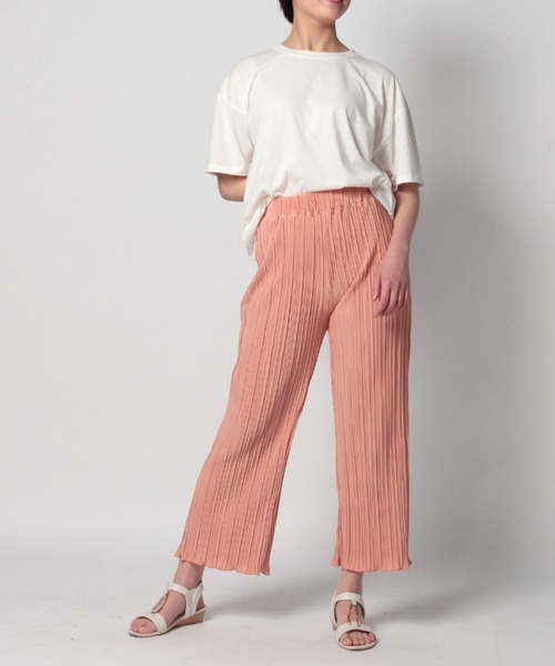Lilipetit(リリプティ)の「カットプリーツパンツ(その他パンツ・レディース・ライトグレー/ブラック/イエロー/ボルドー・M/L)」の15枚目の写真