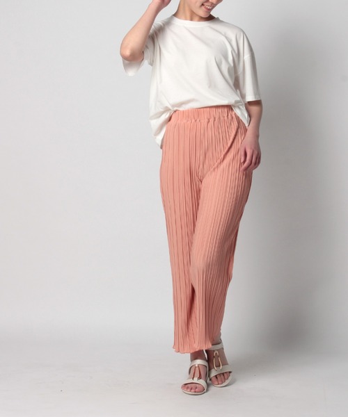 Lilipetit(リリプティ)の「カットプリーツパンツ(その他パンツ・レディース・ライトグレー/ブラック/イエロー/ボルドー・M/L)」の16枚目の写真