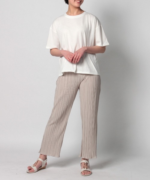 Lilipetit(リリプティ)の「カットプリーツパンツ(その他パンツ・レディース・ライトグレー/ブラック/イエロー/ボルドー・M/L)」の9枚目の写真
