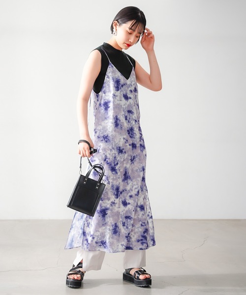 PAGEBOY(ページボーイ)の「シアーグラスキャミワンピース(ワンピース・レディース・グレー系その他/パープル系その他・FREE)」の8枚目の写真