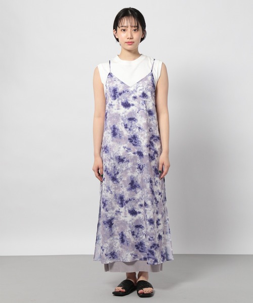 PAGEBOY(ページボーイ)の「シアーグラスキャミワンピース(ワンピース・レディース・グレー系その他/パープル系その他・FREE)」の5枚目の写真