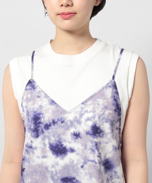 PAGEBOY(ページボーイ)の「シアーグラスキャミワンピース(ワンピース・レディース・グレー系その他/パープル系その他・FREE)」の4枚目の写真