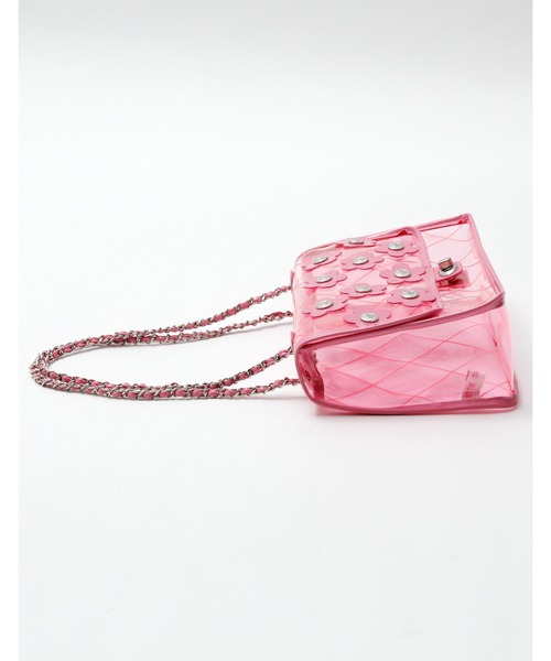バッグ little sunny bite2way floral bag / PINK セール】PVC 2way floral bag（ハンドバッグ）｜Little sunny