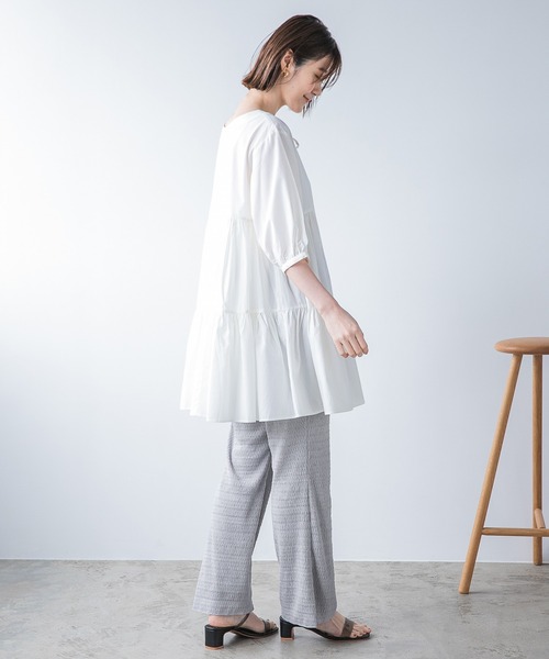 A part by（アパートバイ）の「Poレースイージーパンツ　951707（その他パンツ・レディース・ライトグレー/ブラック/グリーン系その他4/ブルー系その他5・FREE）」の21枚目の写真