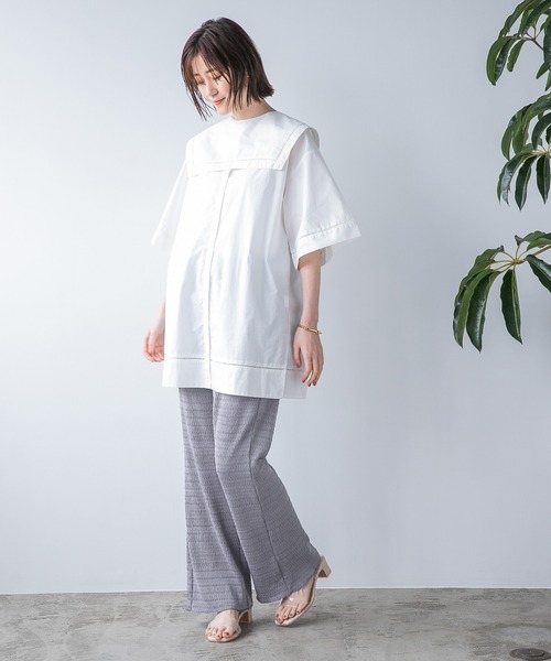 A part by（アパートバイ）の「Poレースイージーパンツ　951707（その他パンツ・レディース・ライトグレー/ブラック/グリーン系その他4/ブルー系その他5・FREE）」の18枚目の写真